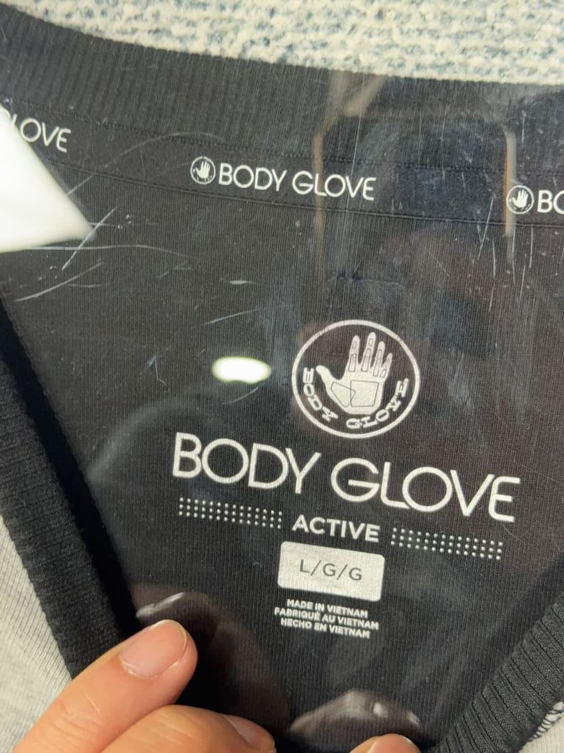 BODY GLOVE 프린팅 라이트 그레이 맨투맨 L/G/G 상품이미지7