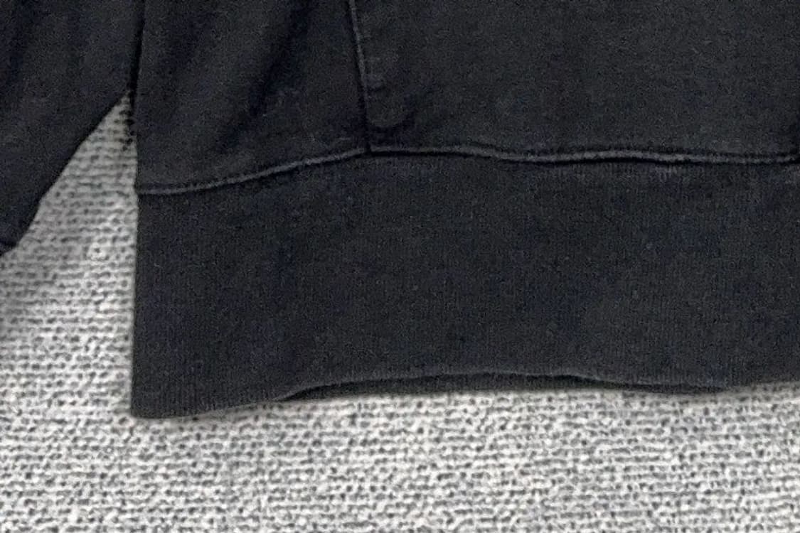 아임낫어휴먼비잉 블랙 후드티 LARGE 상품이미지6