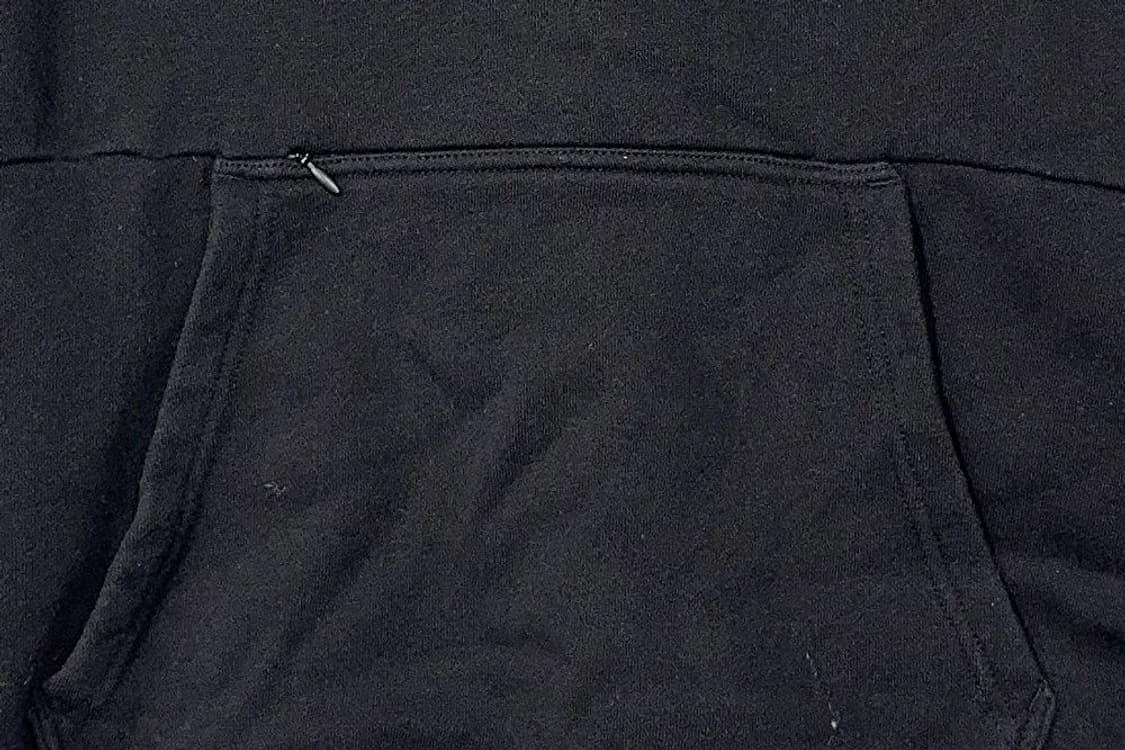 반스 블랙 센터 로고 오버핏 스웻 후드티 LARGE 상품이미지8