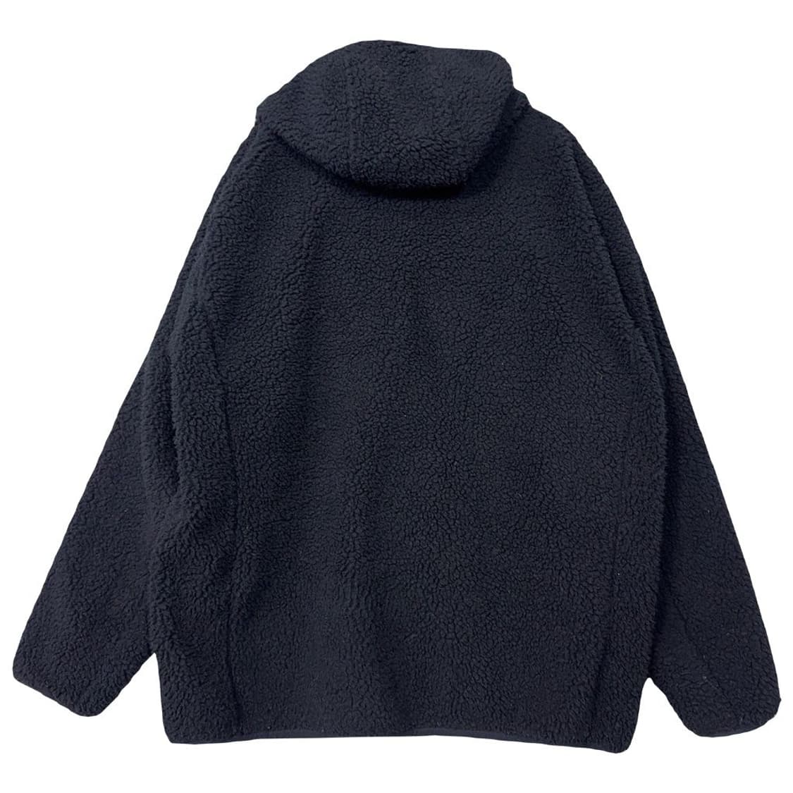 유니클로 블랙 양털 뽀글이 후드 집업 XL 상품이미지2