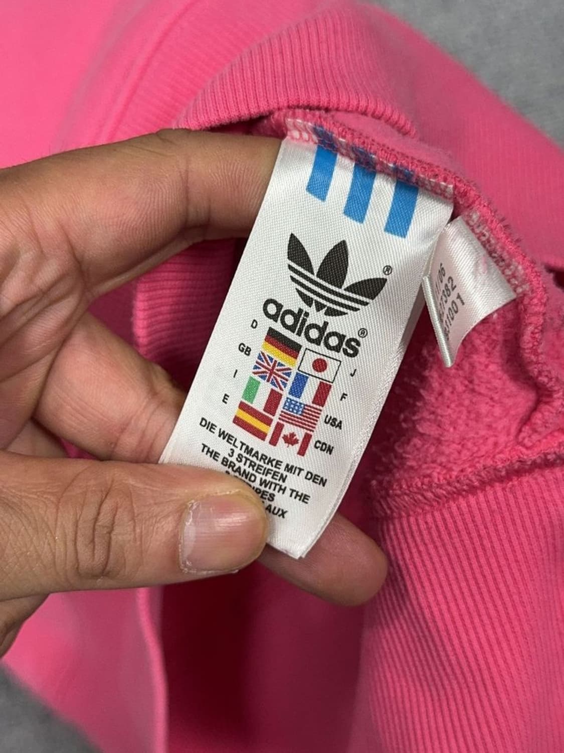 아디다스 프린팅 핑크 후드티 095 상품이미지10