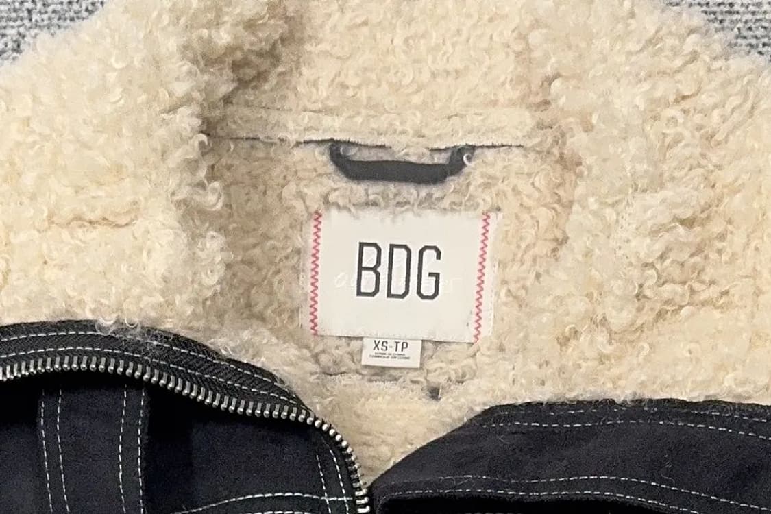 [새상품]BDG 여성 빈티지 스티치 무스탕 자켓 XS 상품이미지5