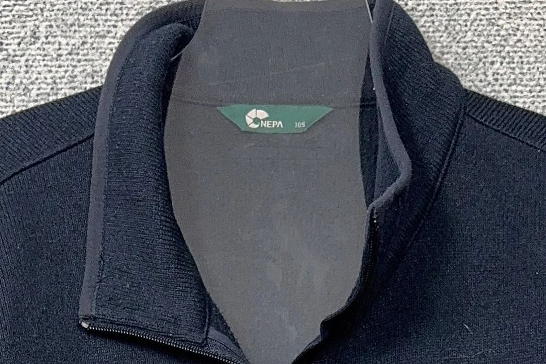 네파 네이비 로고 플리스 후리스 105 상품이미지5