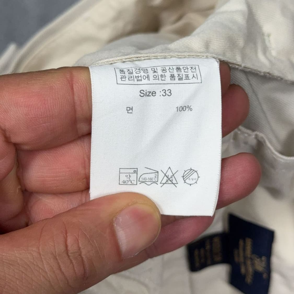 브룩스브라더스 연베이지 크림 치노팬츠 W33/L34 상품이미지6