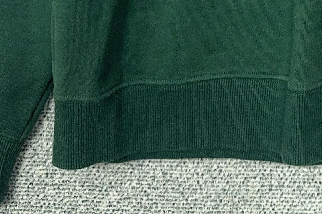 커버낫 자수 로고 그린 맨투맨 L 상품이미지7