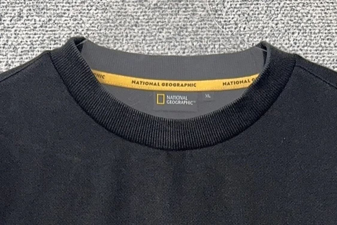 내셔널지오그래픽 블랙 완장 로고 맨투맨 XL 상품이미지5