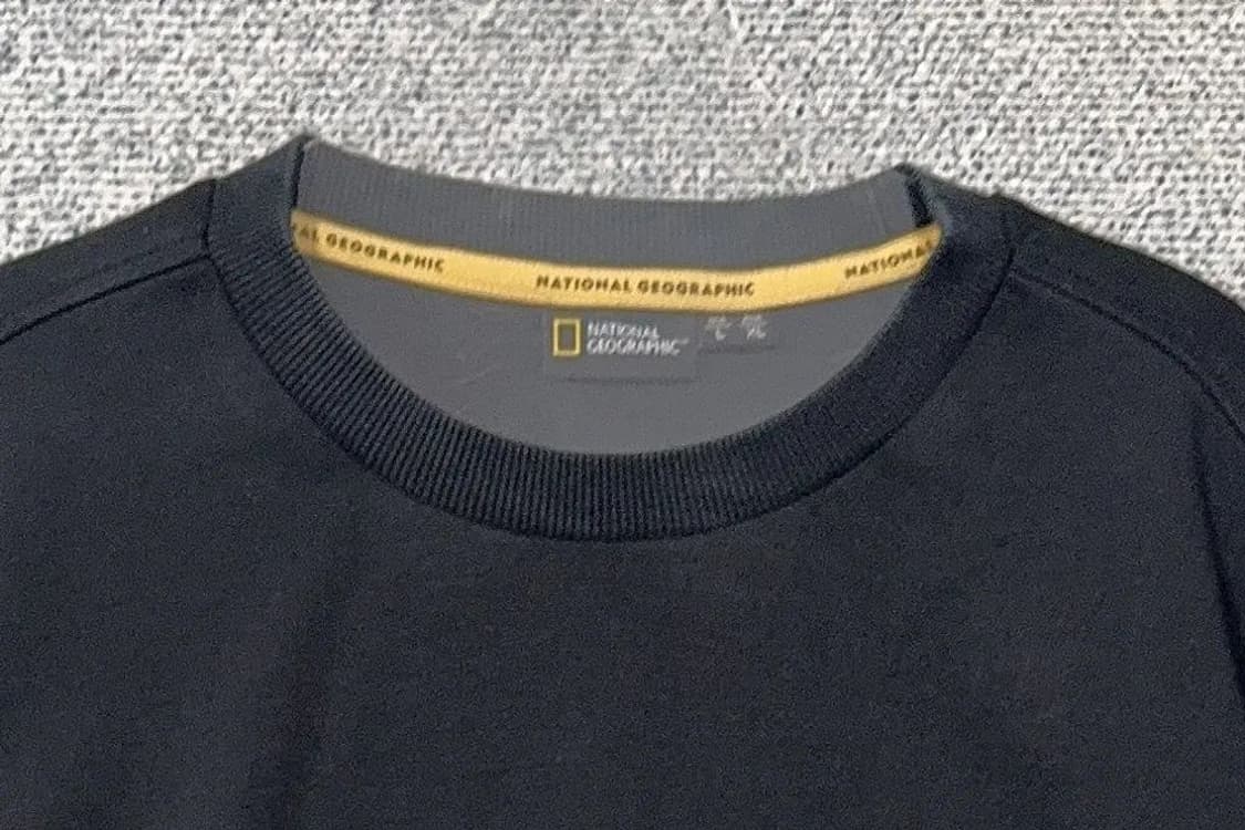 내셔널지오그래픽 블랙 백프린팅 맨투맨 L 상품이미지5