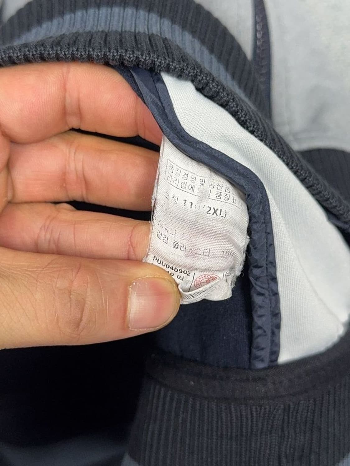 해지스 라이트 그레이 골프 기능성 집업 110 상품이미지9