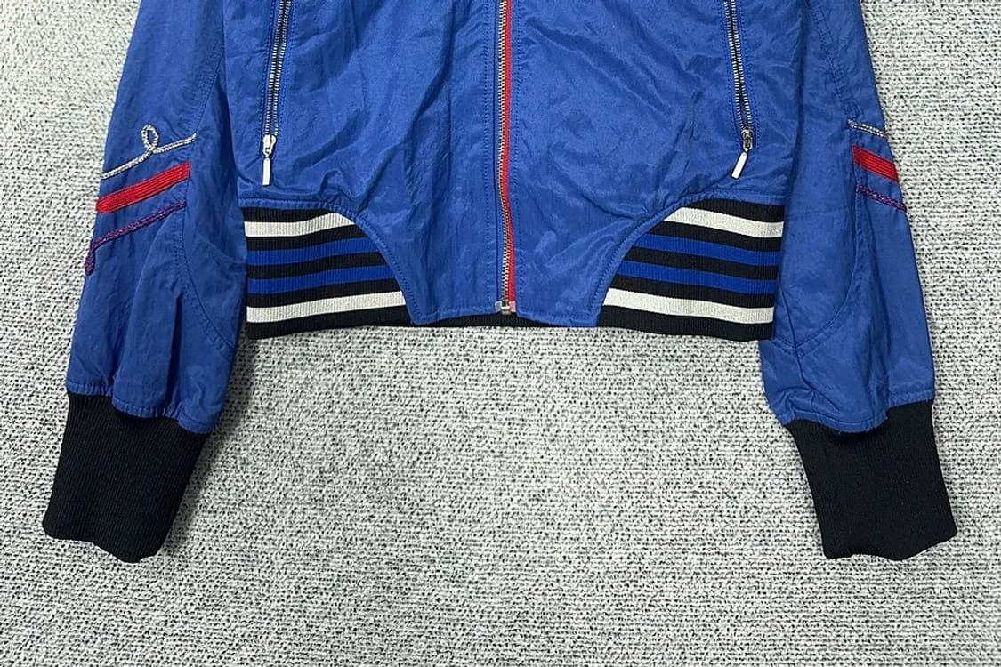 르꼬끄 스포츠 프린팅 블루 자켓 90(M) 상품이미지4