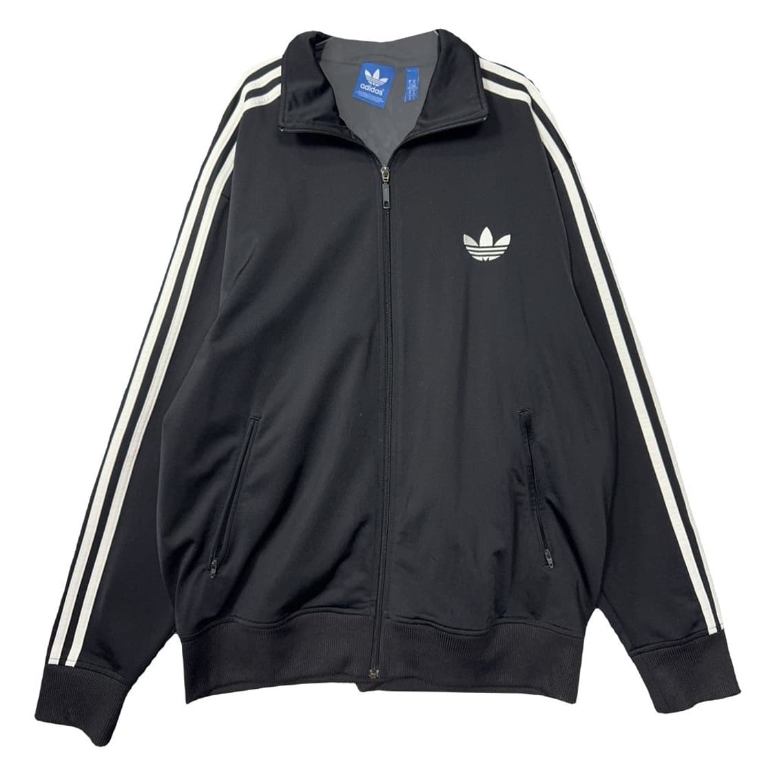 아디다스 검흰 파이어버드 오버핏 트랙탑 집업 져지 XL 상품이미지1