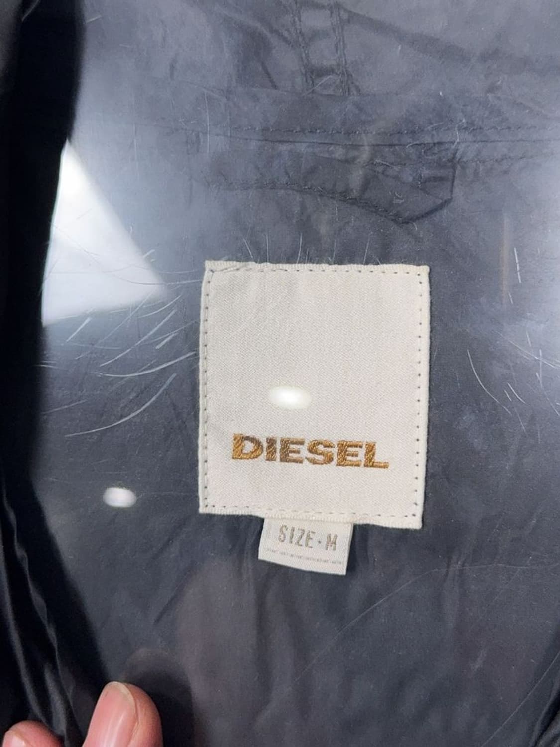 디젤 빈티지 백프린팅 후드 바람막이 M 상품이미지9