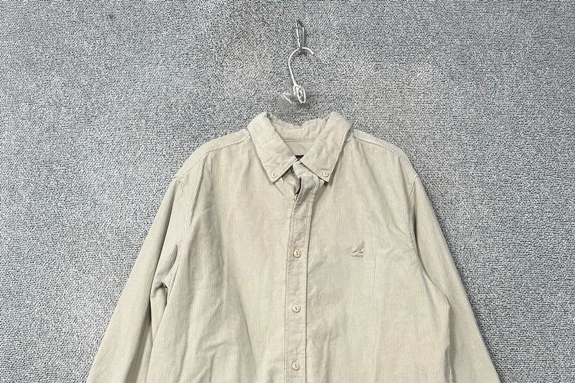 캉골 크림 셔츠 XXXL 이상 상품이미지3