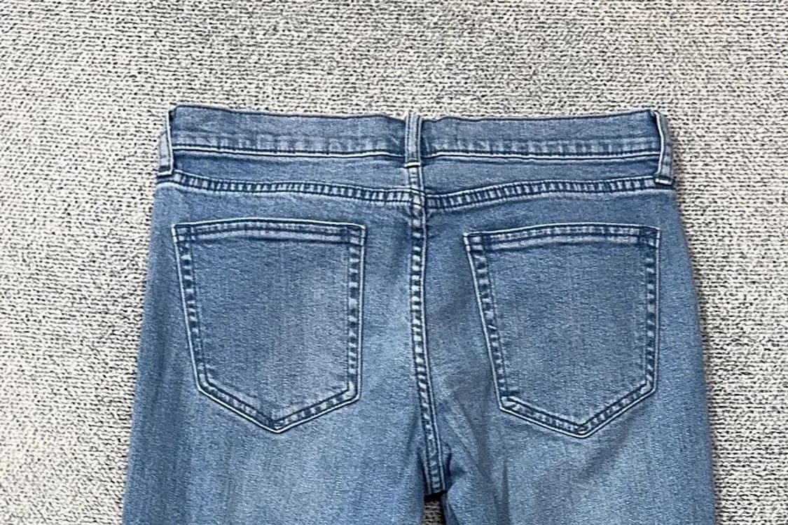 갭 투페이스 연청 캐주얼 크롭진 28 상품이미지6