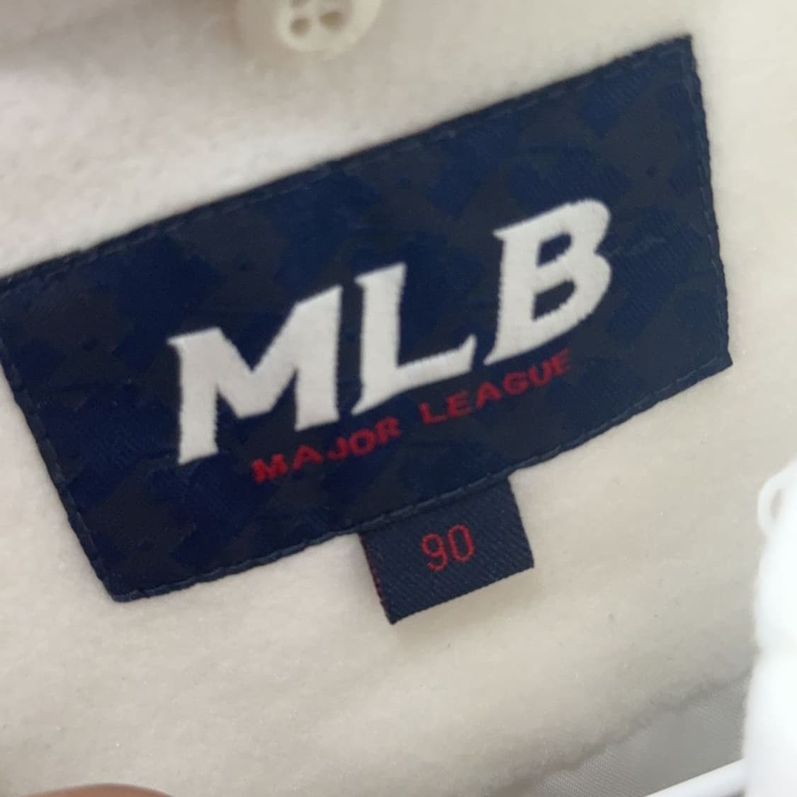 MLB 뉴욕양키즈 크림 양털 뽀글이 후드 집업 90 상품이미지7