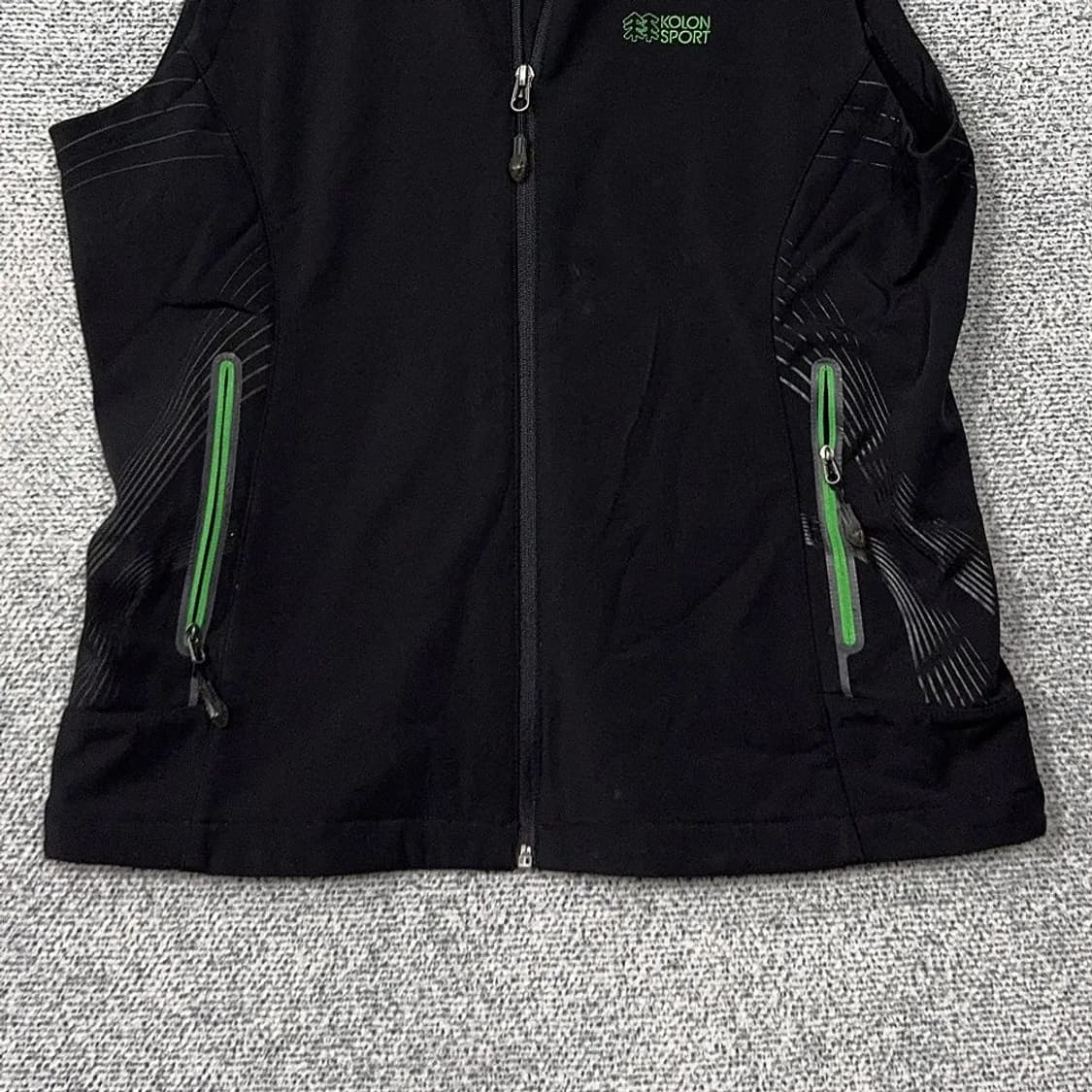 코오롱 블랙 후리스 조끼 100 상품이미지4