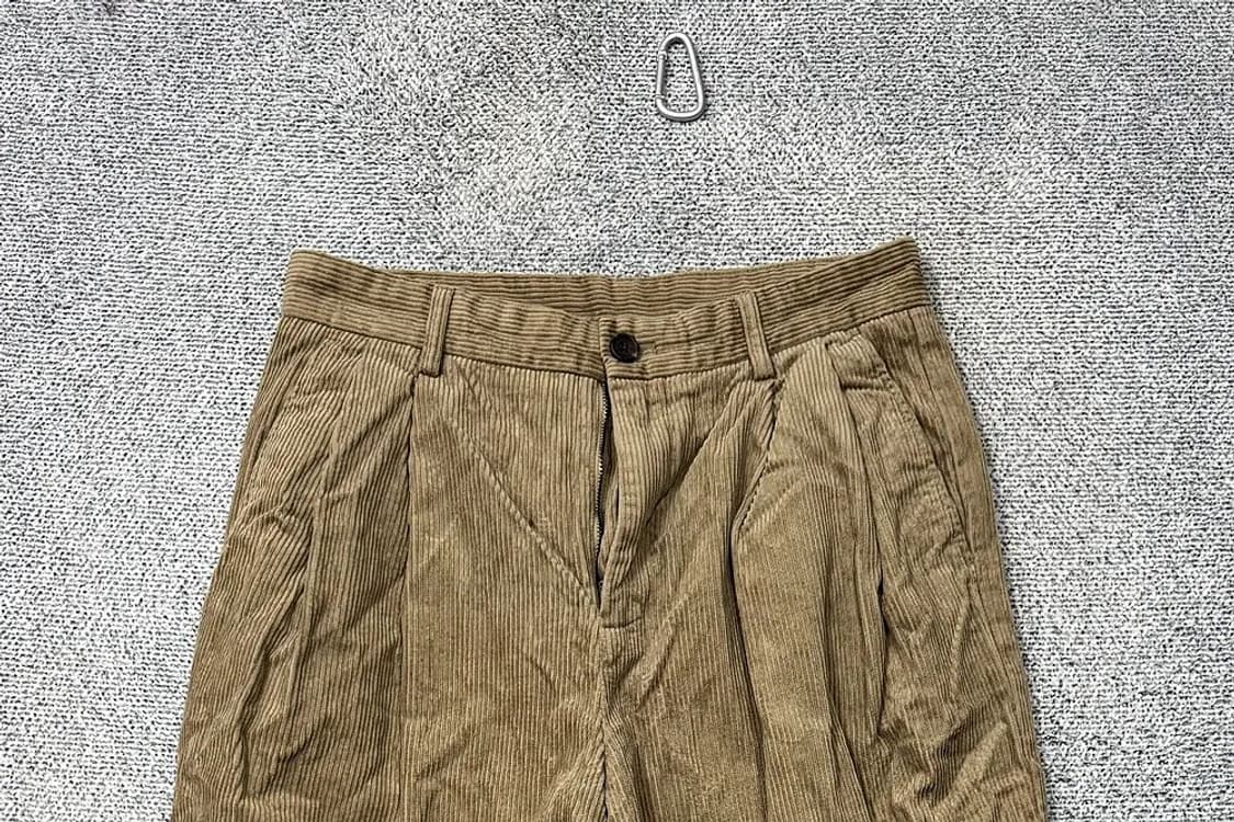 무신사스탠다드 베이지 오버 와이드 코듀로이 팬츠 30 상품이미지3