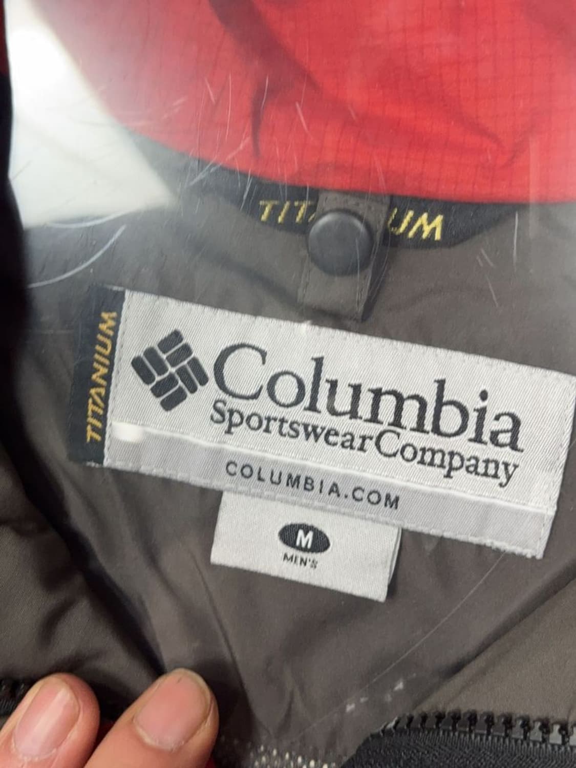 콜롬비아 레드 고어텍스 기능성 바람막이 M 상품이미지8