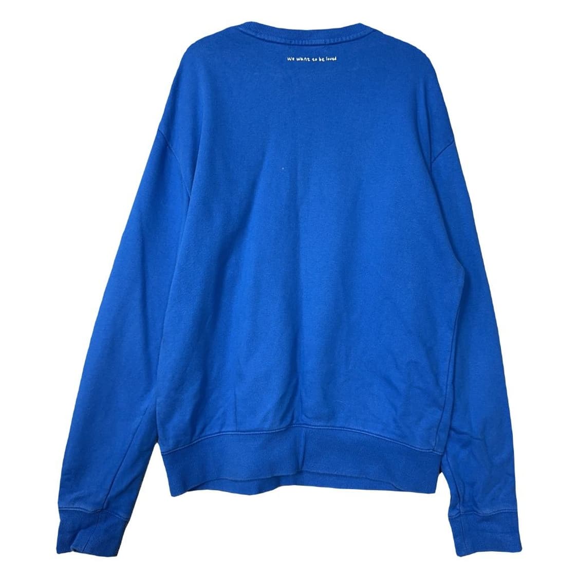 플랙진 블루 로고 맨투맨 S 상품이미지2