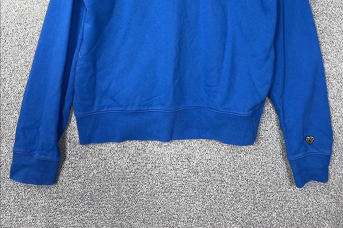 플랙진 블루 로고 맨투맨 S 상품이미지4