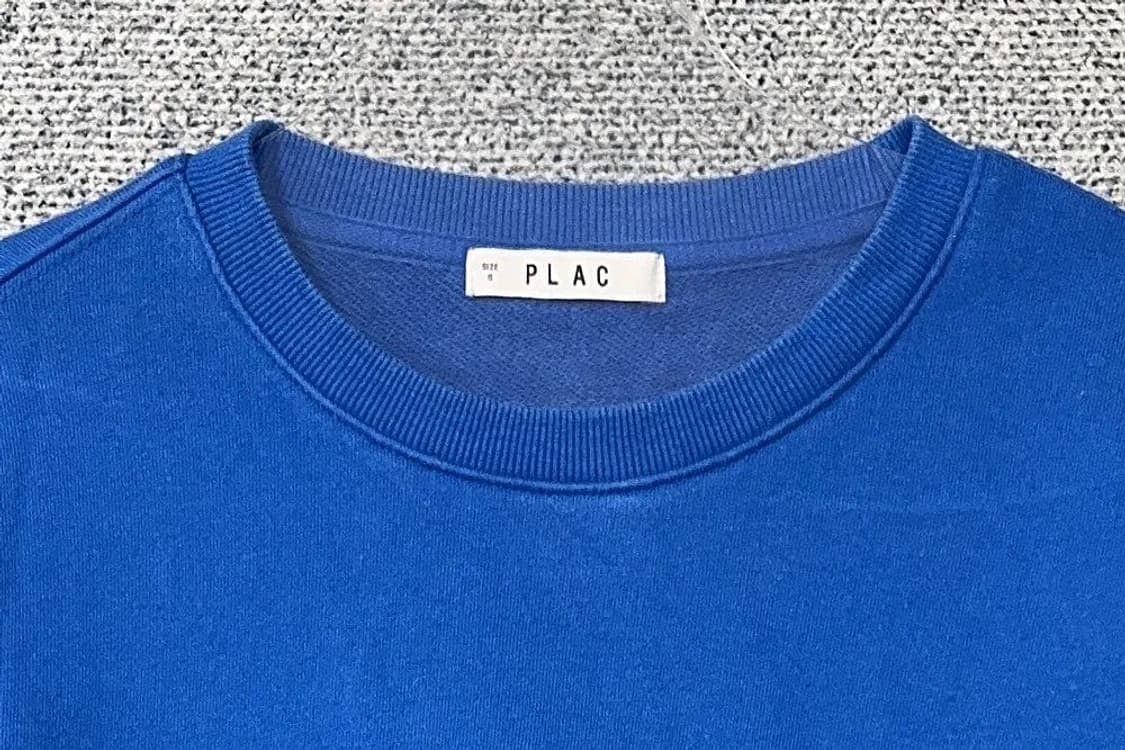 플랙진 블루 로고 맨투맨 S 상품이미지5