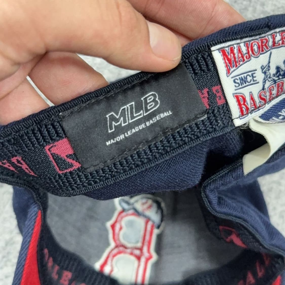 엠엘비 보스턴 자수 로고 네이비 캡 M-XL 상품이미지6