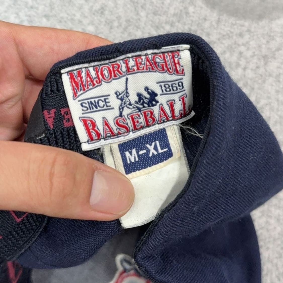 엠엘비 보스턴 자수 로고 네이비 캡 M-XL 상품이미지7