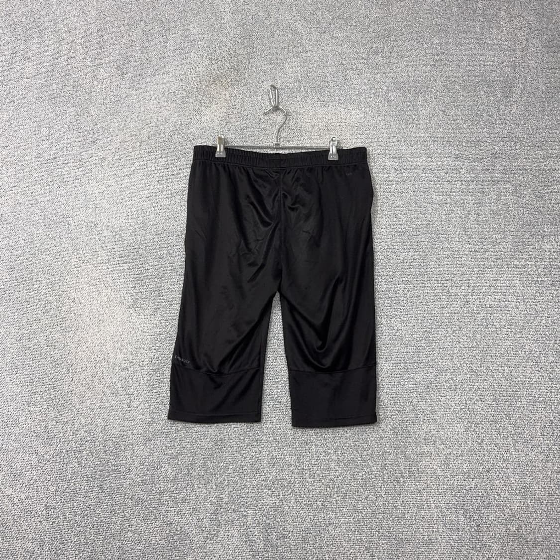 아디다스 블랙 로고 삼선 기능성 반바지 95 상품이미지2