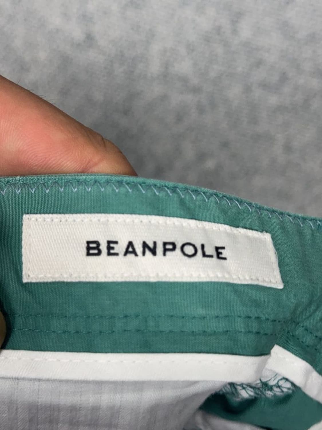 빈폴 민트 그린 남성 캐주얼 면바지 90 상품이미지10