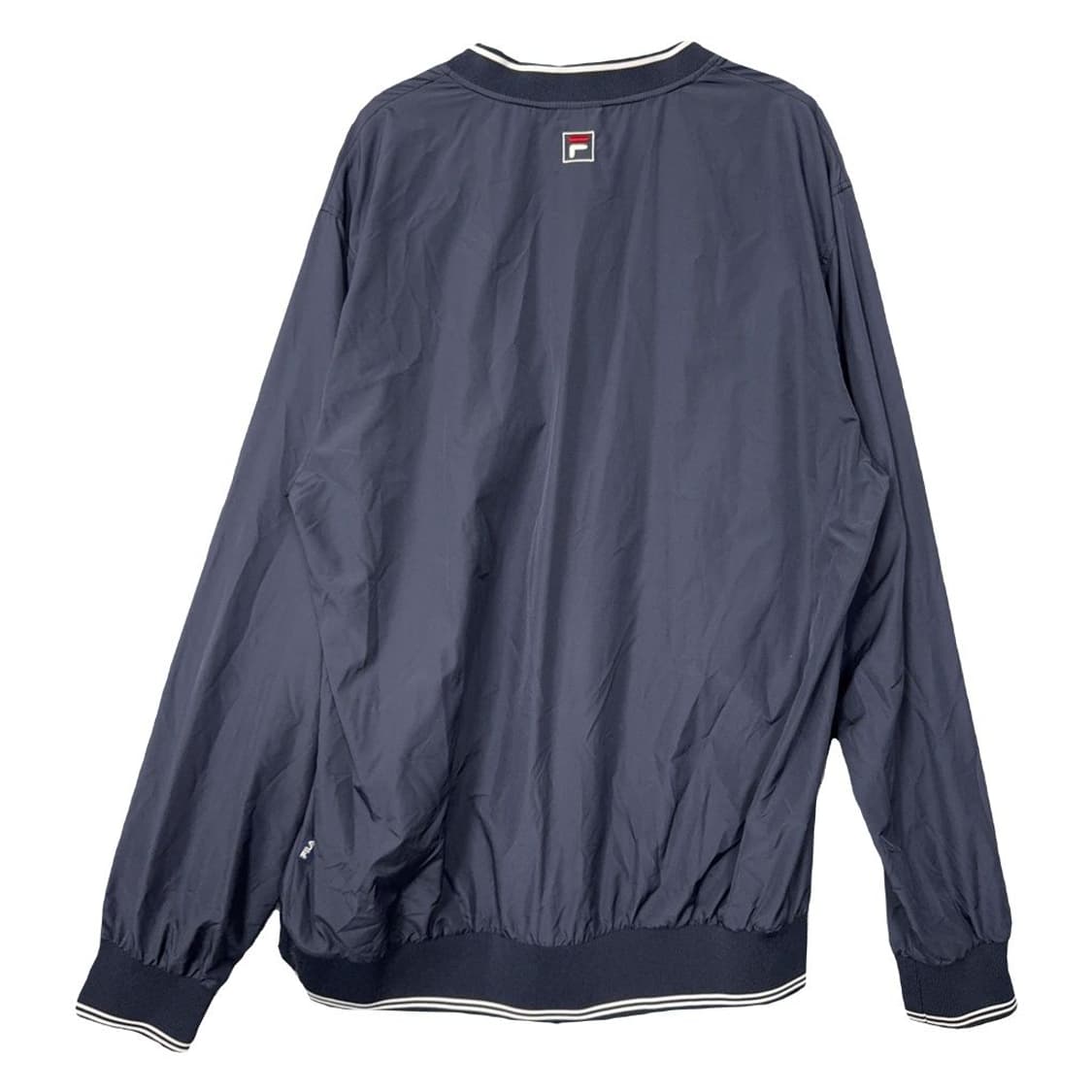 휠라 네이비 로고 바람막이 웜업 105 상품이미지2