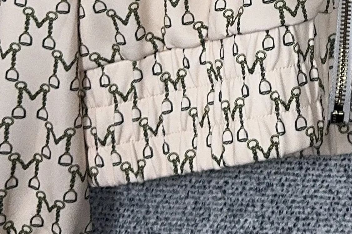 마쥬 클래식 패턴 여성 집업 저지 1 상품이미지6