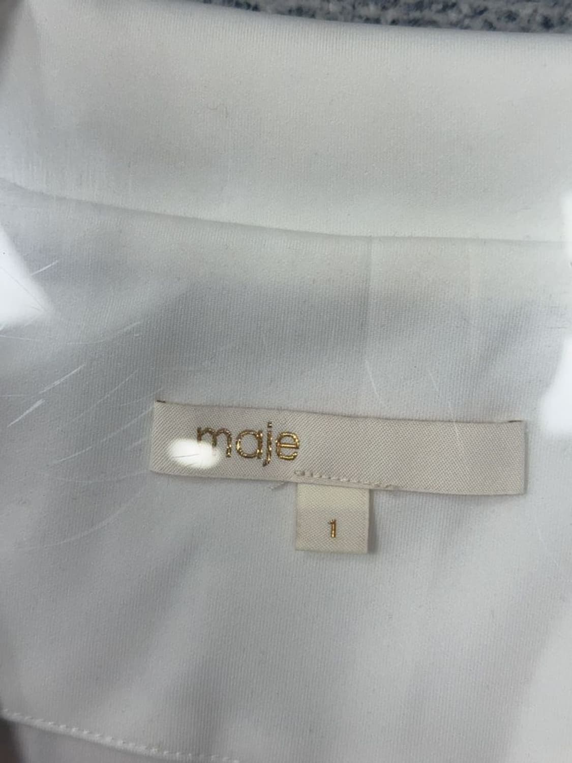 마쥬 클래식 패턴 여성 집업 저지 1 상품이미지7