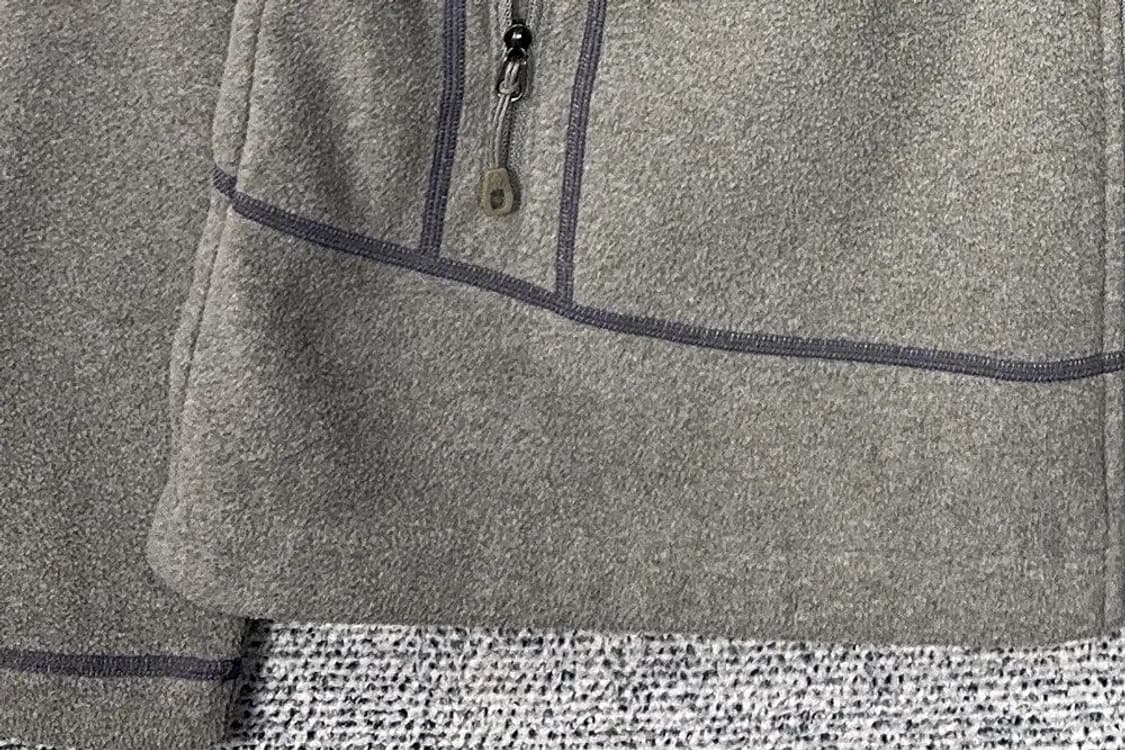 몽벨 라이트 그레이 플리스 후리스 집업 100(L) 상품이미지6