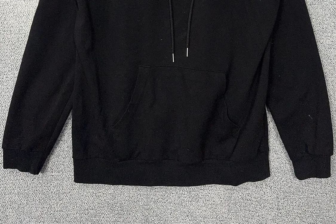 논디스클로즈 프린팅 블랙 후드티 L 상품이미지4