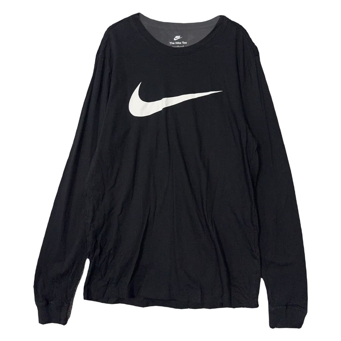 나이키 빅스우시 프린팅 블랙 긴팔티 L 상품이미지1