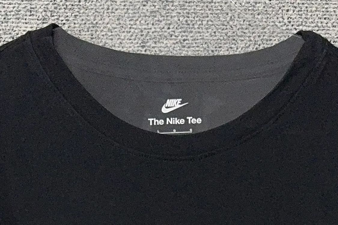 나이키 빅스우시 프린팅 블랙 긴팔티 L 상품이미지5