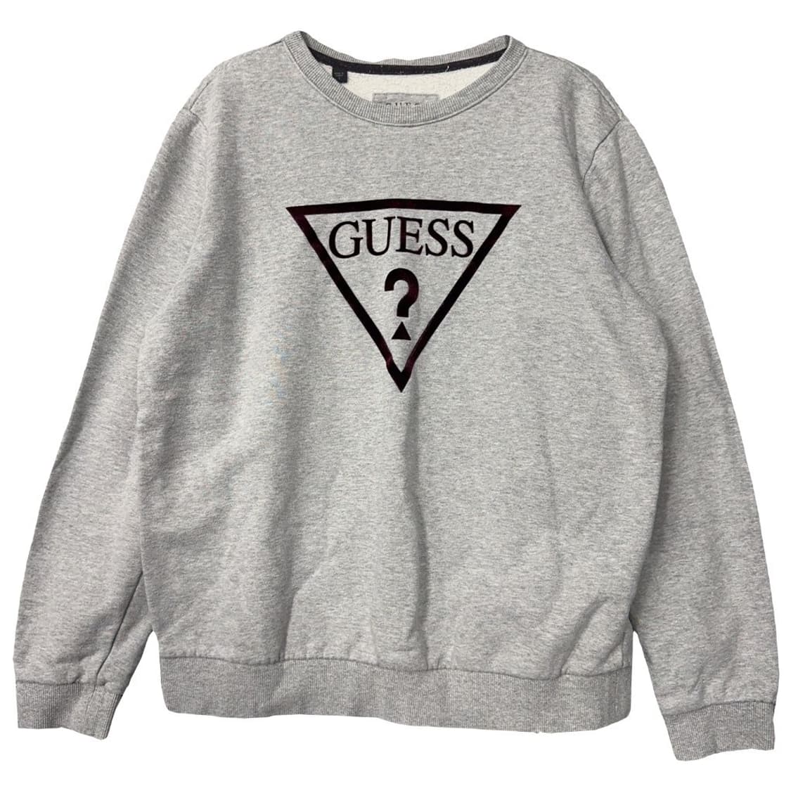 게스 프린팅 라이트 그레이 맨투맨 S 상품이미지1