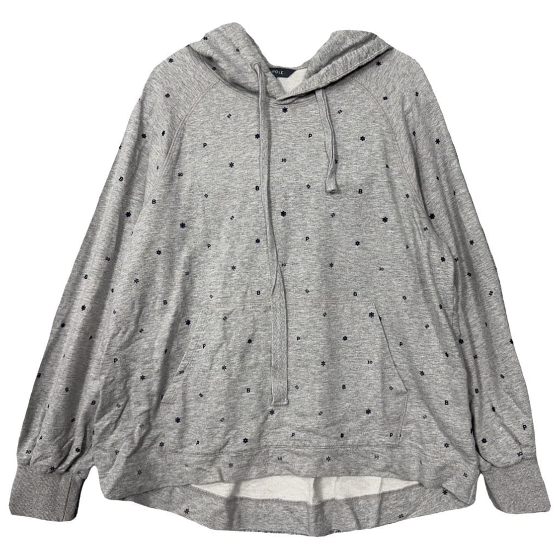 빈폴 도트 라이트 그레이 후드티 90 상품이미지1