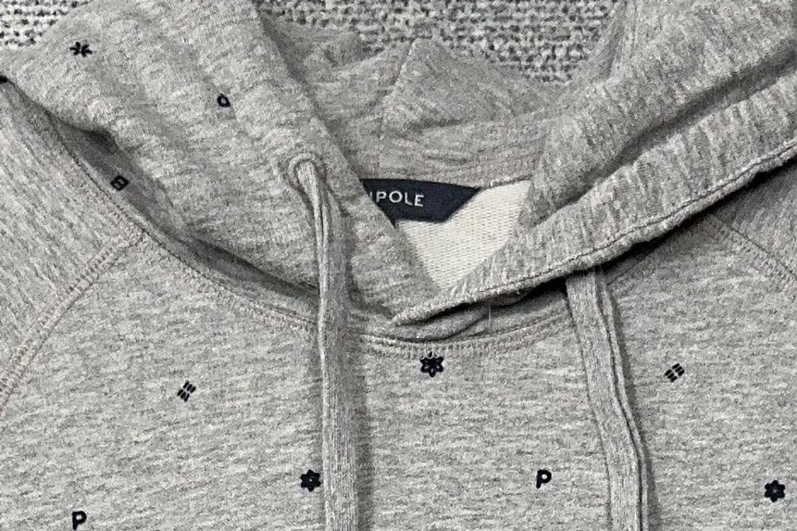 빈폴 도트 라이트 그레이 후드티 90 상품이미지5