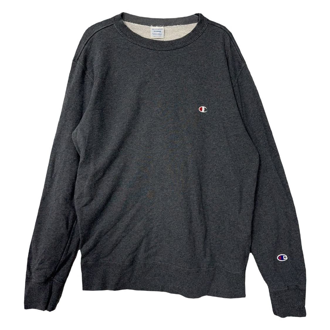 챔피온 그레이 로고 오버핏 맨투맨 XL 상품이미지1