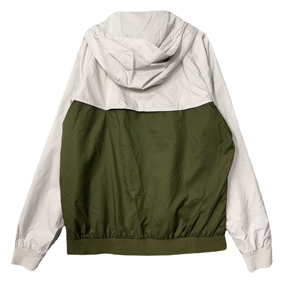 나이키 베이지 카키 투톤 기능성 후드 바람막이 L 상품이미지2