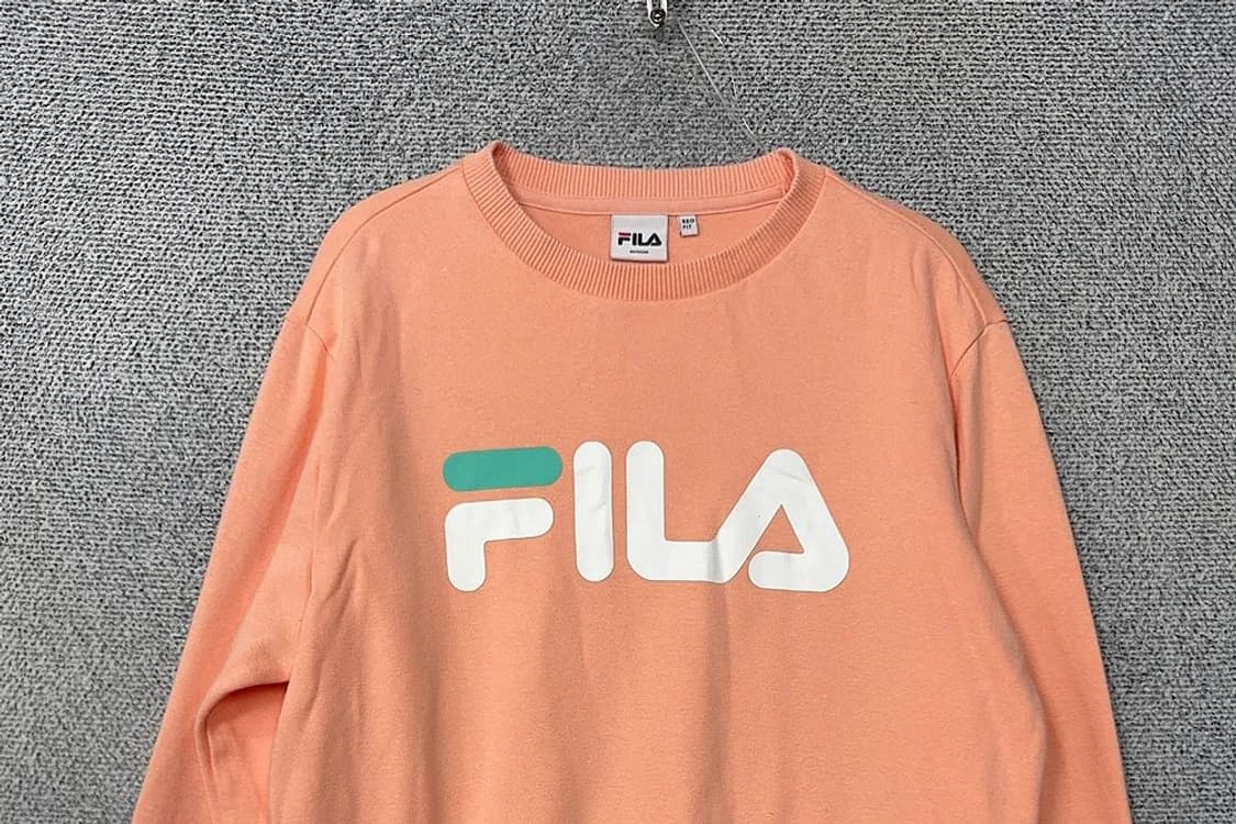 휠라 프린팅 코랄 맨투맨 MEDIUM 상품이미지3