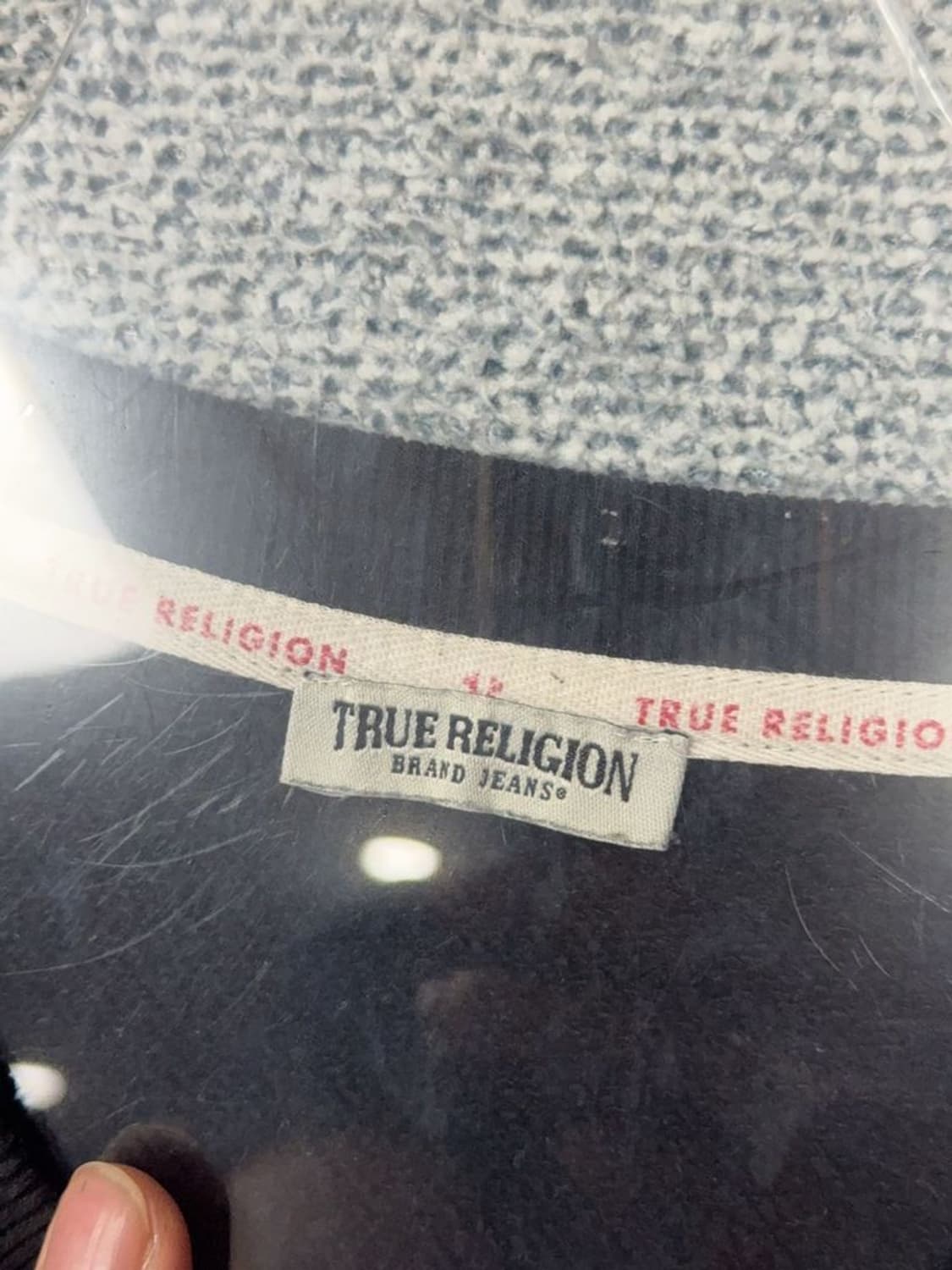 트루릴리젼 블랙 로고 맨투맨 XL 상품이미지8