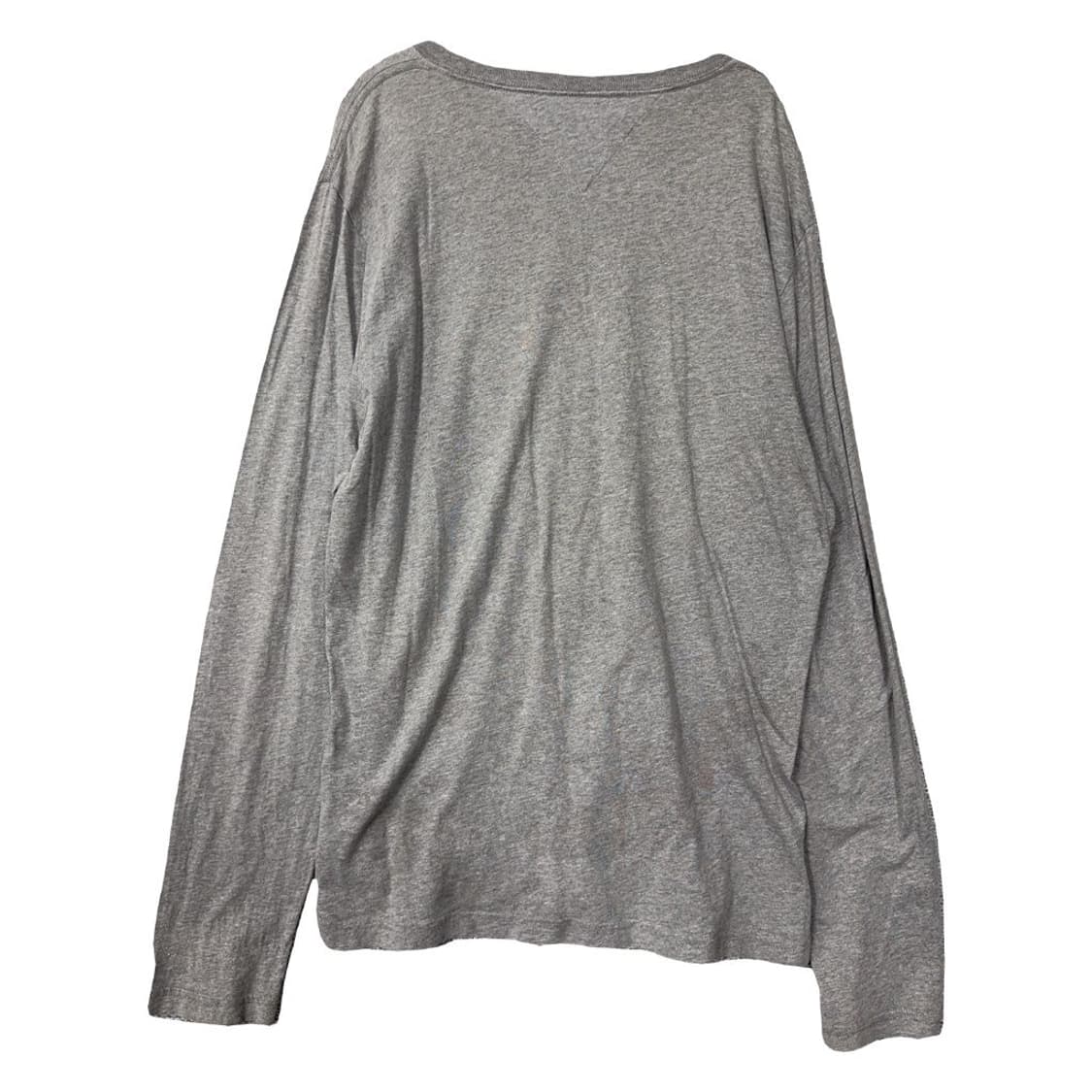 타미힐피거 프린팅 라이트 그레이 긴팔티 XL 상품이미지2