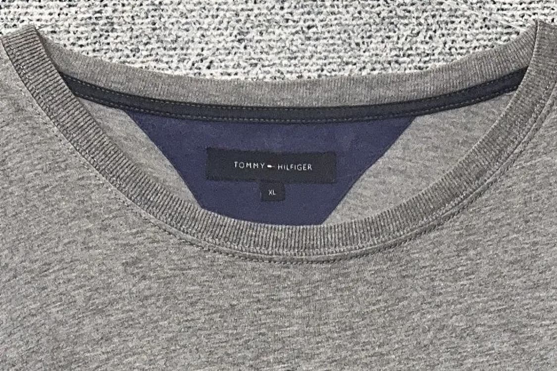 타미힐피거 프린팅 라이트 그레이 긴팔티 XL 상품이미지5