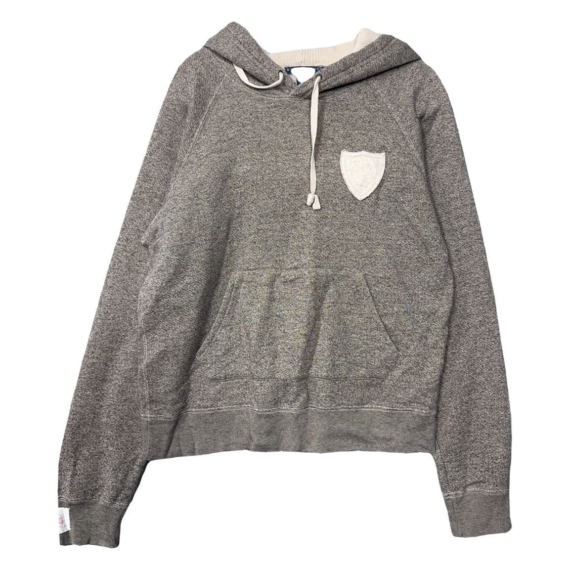 폴로 랄프로렌 그레이 배색 양털 후드티 M 상품이미지1