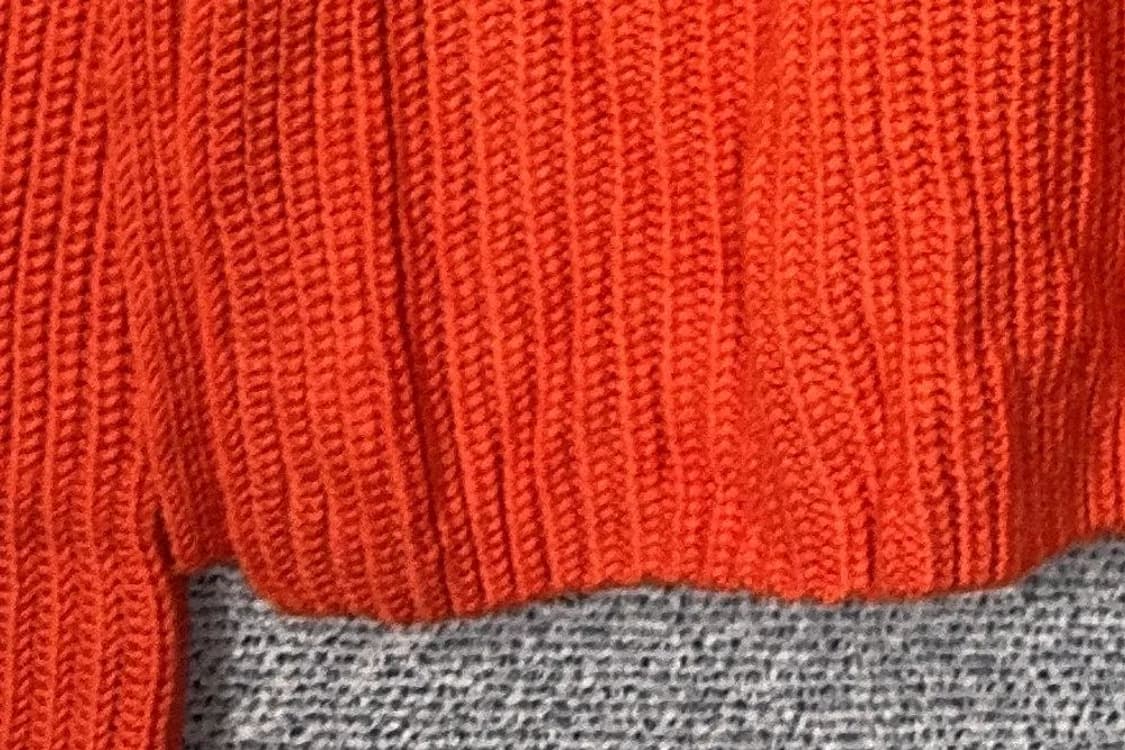 코스 레드 폴라 오버핏 니트 XS 상품이미지6