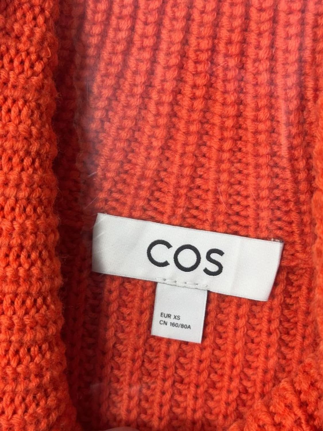 코스 레드 폴라 오버핏 니트 XS 상품이미지7