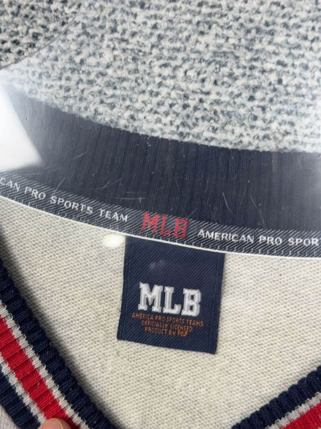 엠엘비 올드스쿨 뉴욕양키즈 라이트 그레이 맨투맨 95 상품이미지10