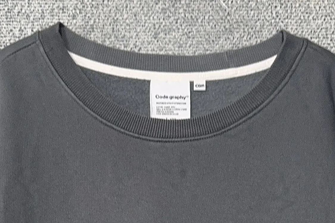 코드그라피 그레이 로고 스웻셔츠 맨투맨 L 상품이미지5