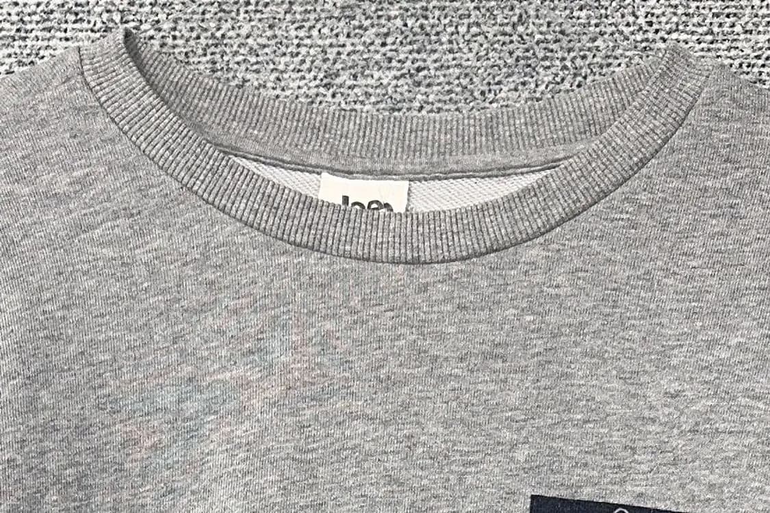 지프 프린팅 라이트 그레이 맨투맨 XL 상품이미지5